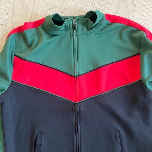 Track Suit Jacket Brand New with Tags 12 AM Nation Red Green Black 2XL - Picture 4 of 11